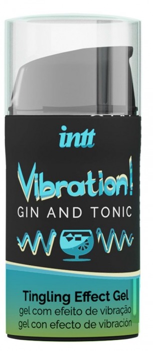 Жидкий интимный гель с эффектом вибрации Vibration! Gin   Tonic - 15 мл. - INTT - купить с доставкой в Новосибирске