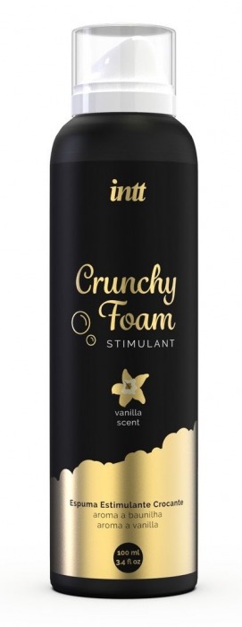 Пенка для массажа Crunchy Foam Stimulant Vanilla - 100 мл. - INTT - купить с доставкой в Новосибирске