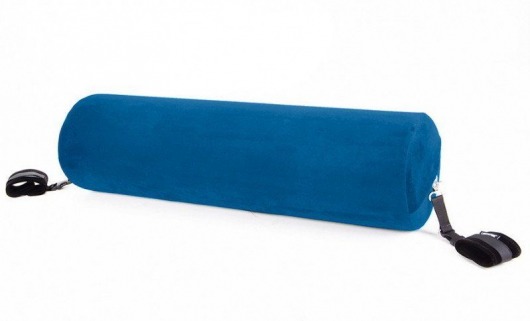 Синяя вельветовая подушка для любви Liberator Retail Whirl - Liberator - купить с доставкой в Новосибирске