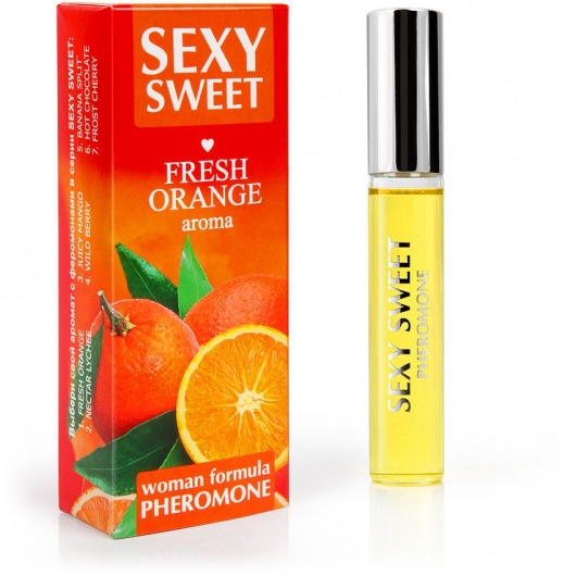 Парфюм для тела с феромонами Sexy Sweet с ароматом апельсина - 10 мл. -  - Магазин феромонов в Новосибирске