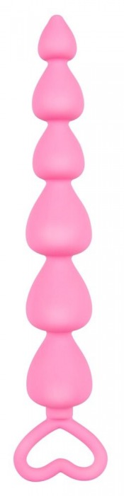 Розовая анальная цепочка Plip Plop - 17,5 см. - Orion