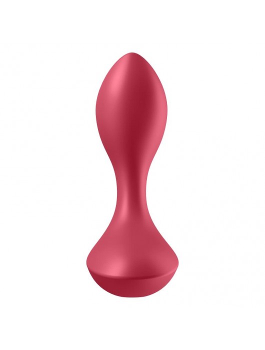 Красный вибромассажёр простаты Satisfyer Backdoor Lover - 14 см. - Satisfyer - в Новосибирске купить с доставкой