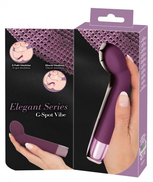 Фиолетовый G-стимулятор с вибрацией G-Spot Vibe - 16 см. - Orion