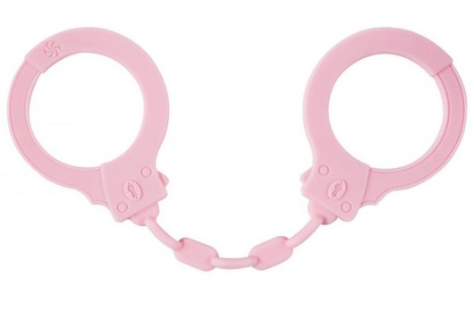 Розовые силиконовые наручники Suppression - Lola Games - купить с доставкой в Новосибирске