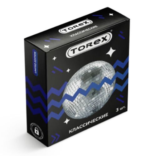 Гладкие презервативы Torex Party  Классические  - 3 шт. - Torex - купить с доставкой в Новосибирске