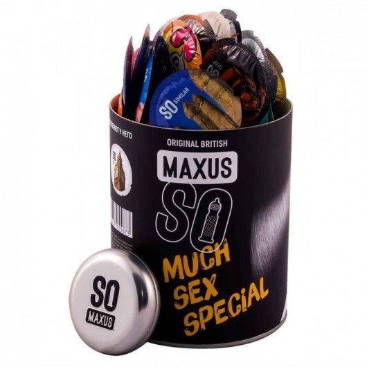 Текстурированные презервативы в кейсе MAXUS So Much Sex - 100 шт. - Maxus - купить с доставкой в Новосибирске