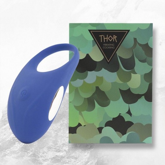 Синее кольцо с вибрацией Thor Cockring - FeelzToys - в Новосибирске купить с доставкой
