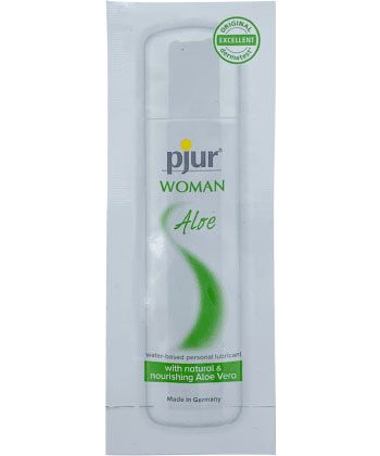 Лубрикант на водной основе pjur WOMAN Aloe - 2 мл. - Pjur - купить с доставкой в Новосибирске