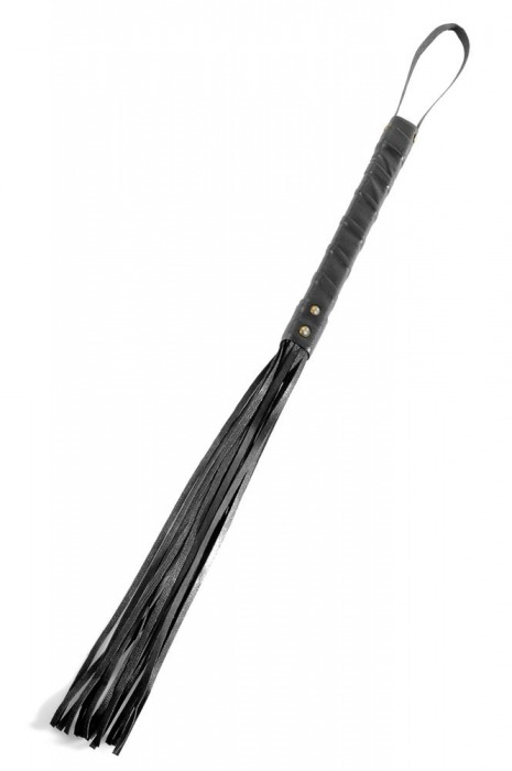 Черная плеть First Time Flogger - 63,5 см. - Pipedream - купить с доставкой в Новосибирске