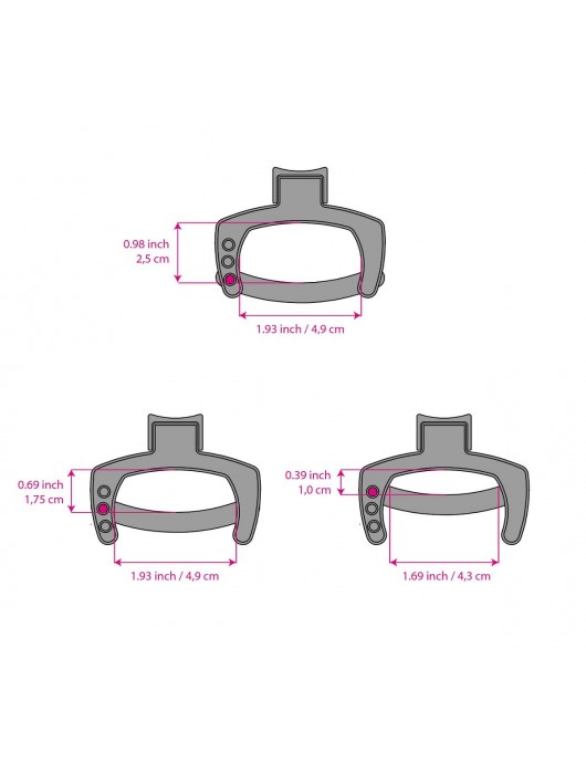 Кольцо с зажимом для мошонки для пояса верности Pubic Enemy - MyStim - купить с доставкой в Новосибирске
