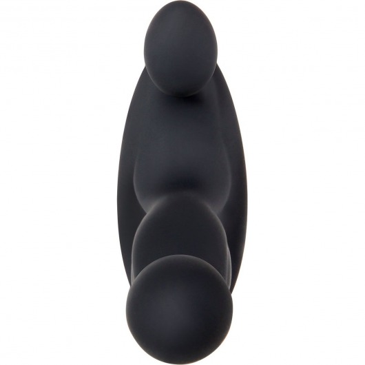 Черный вибростимулятор простаты Adam s Vibrating Triple Probe - 12,1 см. - Adam & Eve - в Новосибирске купить с доставкой