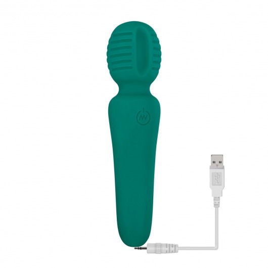 Зеленый мини-wand Eve s Petite Private Pleasure Wand - 14,8 см. - Adam & Eve
