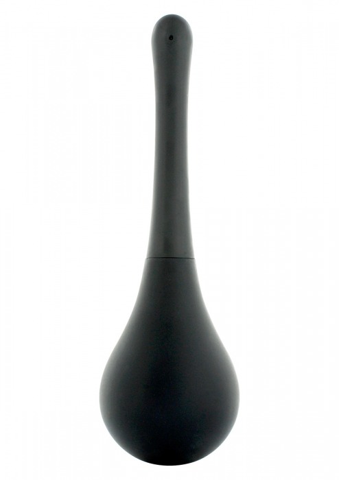 Чёрный анальный душ SQUEEZE CLEAN - Seven Creations - купить с доставкой в Новосибирске