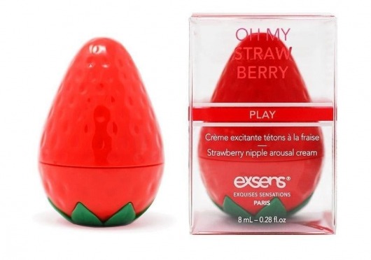 Крем для стимуляции сосков Oh My Strawberry - 8 мл. - Exsens - купить с доставкой в Новосибирске