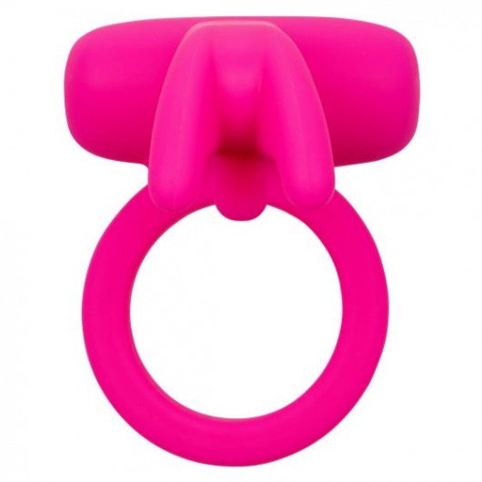 Розовое перезаряжаемое кольцо Silicone Rechargeable Triple Clit Flicker - California Exotic Novelties - в Новосибирске купить с доставкой