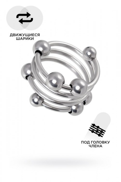 Малое металлическое кольцо под головку пениса - ToyFa - купить с доставкой в Новосибирске