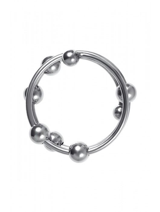 Большое металлическое кольцо под головку пениса - ToyFa - купить с доставкой в Новосибирске