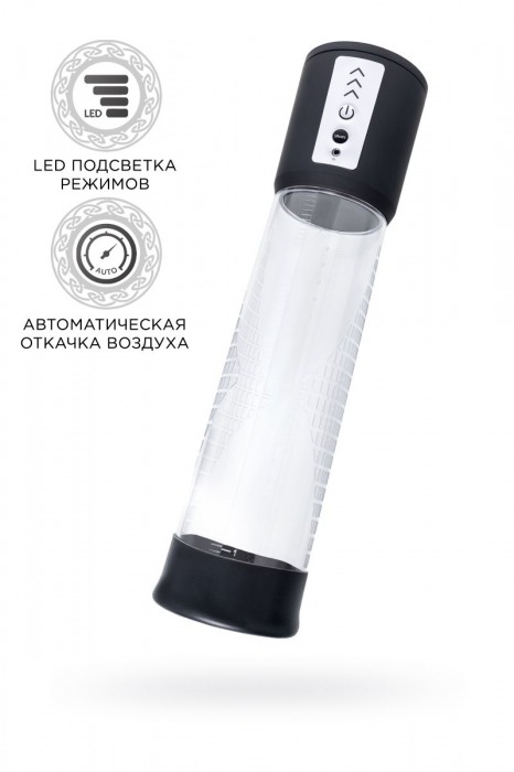 Прозрачная автоматическая помпа для пениса Gunnar - Sexus - в Новосибирске купить с доставкой