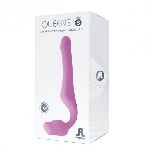 Сиреневый безремневой страпон Queens S - Adrien Lastic - купить с доставкой в Новосибирске