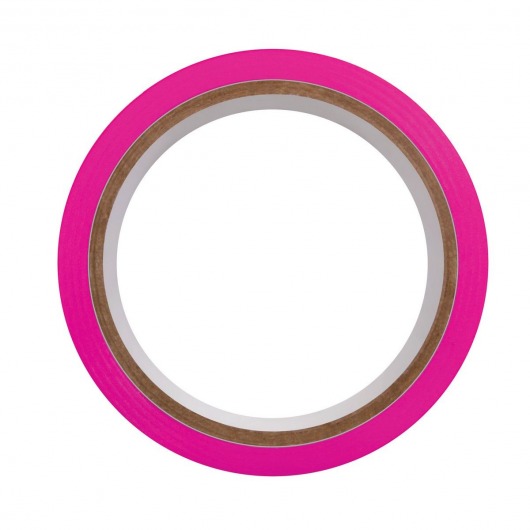 Розовая лента для бондажа Pink Bondage Tape - 20 м. - Evolved - купить с доставкой в Новосибирске
