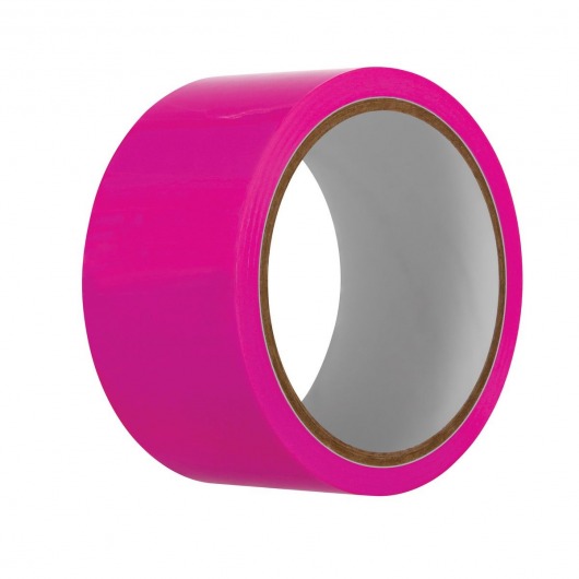 Розовая лента для бондажа Pink Bondage Tape - 20 м. - Evolved - купить с доставкой в Новосибирске