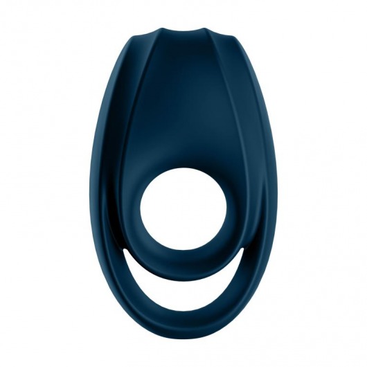 Темно-синее эрекционное кольцо Incredible Duo - Satisfyer - в Новосибирске купить с доставкой