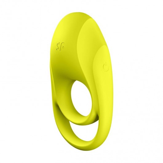 Желтое эрекционное кольцо Spectacular Duo - Satisfyer - в Новосибирске купить с доставкой