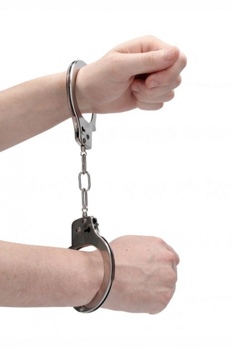 Металлические наручники для любовных игр - Shots Media BV - купить с доставкой в Новосибирске