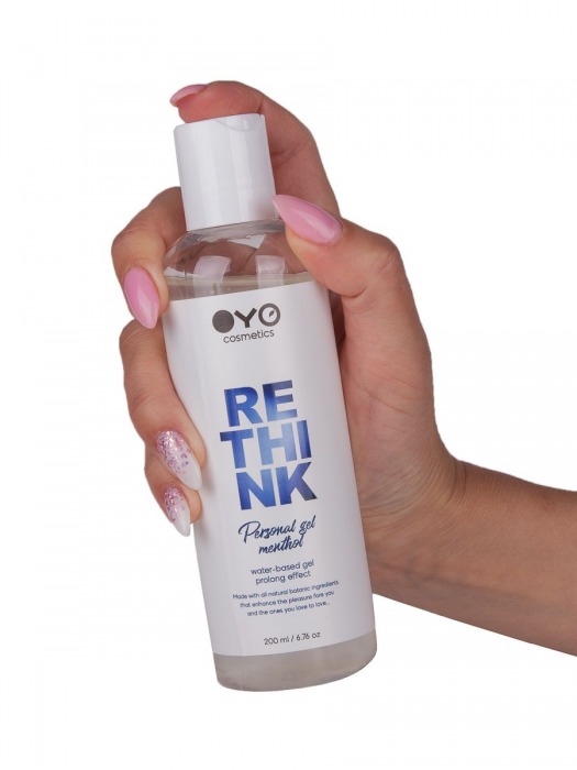Увлажняющий гель на водной основе OYO Personal Gel Menthol - 200 мл. - OYO - купить с доставкой в Новосибирске