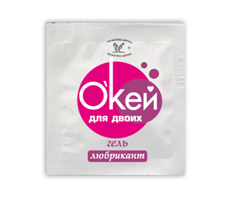 Гель-лубрикант  Окей для двоих  в одноразовой упаковке - 4 гр. - Биоритм - купить с доставкой в Новосибирске