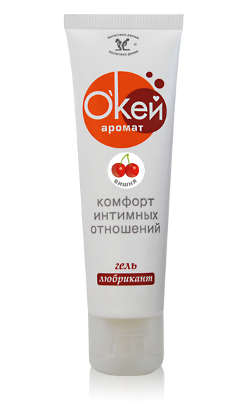 Гель-лубрикант  Окей  с ароматом вишни - 50 гр. - Биоритм - купить с доставкой в Новосибирске