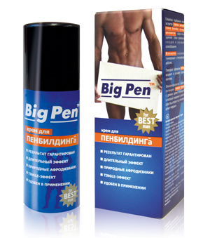 Крем Big Pen для увеличения полового члена - 20 гр. - Биоритм - в Новосибирске купить с доставкой