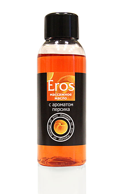 Массажное масло Eros exotic с ароматом персика - 50 мл. - Биоритм - купить с доставкой в Новосибирске