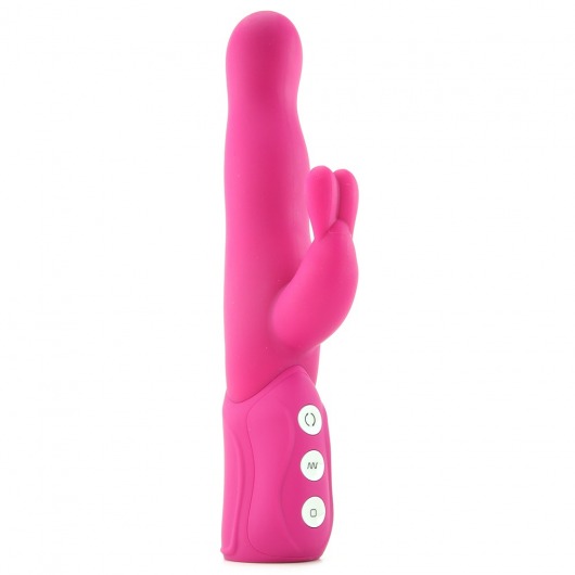 Розовый хай-тек вибромассажер iVibe Select iRabbit - 26 см. - Doc Johnson