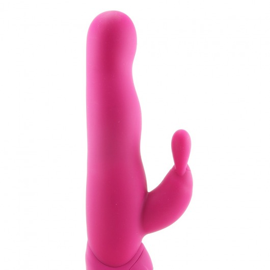 Розовый хай-тек вибромассажер iVibe Select iRabbit - 26 см. - Doc Johnson