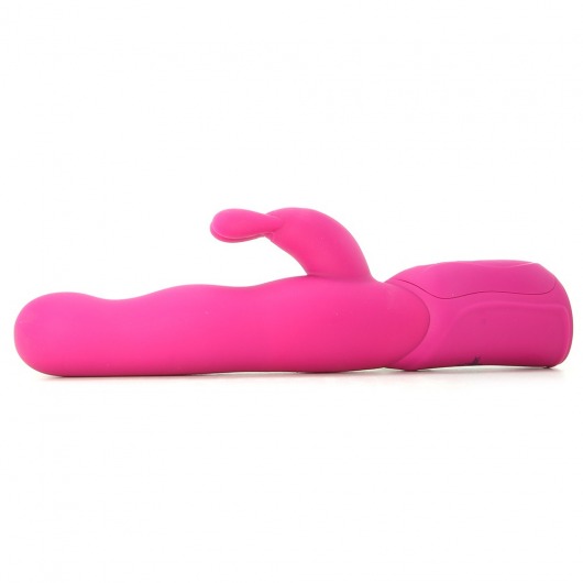 Розовый хай-тек вибромассажер iVibe Select iRabbit - 26 см. - Doc Johnson
