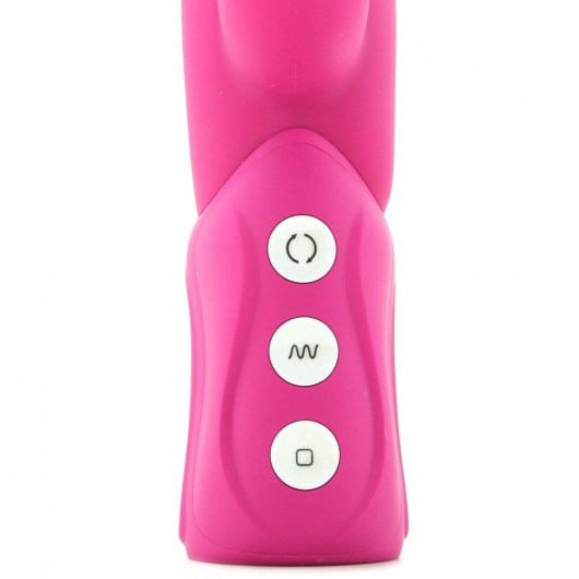 Розовый хай-тек вибромассажер iVibe Select iRabbit - 26 см. - Doc Johnson