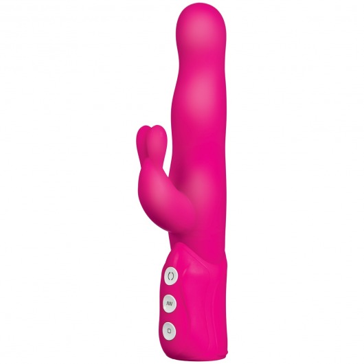 Розовый хай-тек вибромассажер iVibe Select iRabbit - 26 см. - Doc Johnson