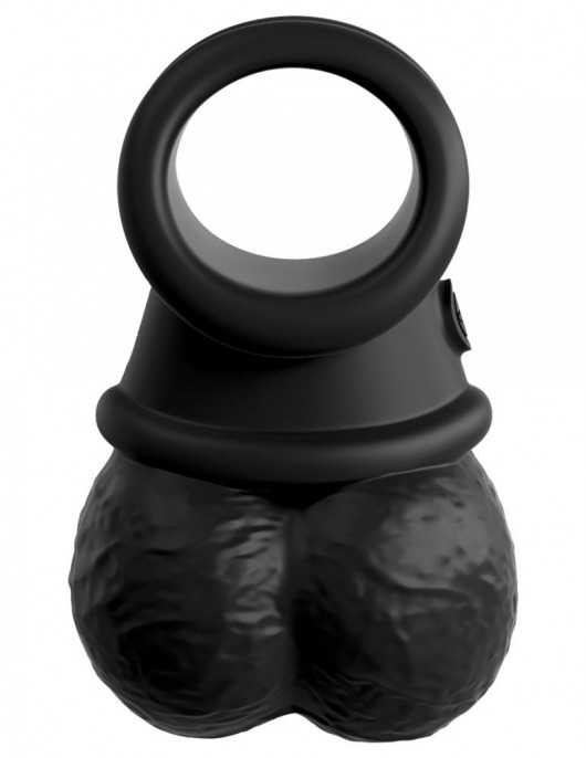 Кольцо-утяжелитель Swinging Silicone Balls - Pipedream - купить с доставкой в Новосибирске