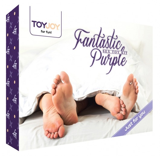 Эротический набор FANTASTIC PURPLE SEX TOY KIT - Toy Joy - купить с доставкой в Новосибирске