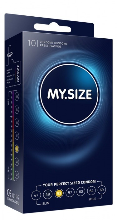 Презервативы MY.SIZE размер 53 - 10 шт. - My.Size - купить с доставкой в Новосибирске