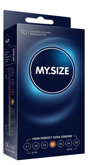 Презервативы MY.SIZE размер 57 - 10 шт. - My.Size - купить с доставкой в Новосибирске