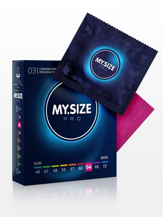 Презервативы MY.SIZE размер 64 - 3 шт. - My.Size - купить с доставкой в Новосибирске