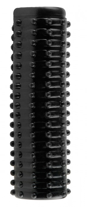 Чёрная насадка Magic Pleasure Sleeve - 13 см. - Pipedream - в Новосибирске купить с доставкой