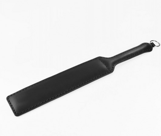 Черная гладкая шлепалка  Макси  - 50 см. - Sitabella - купить с доставкой в Новосибирске