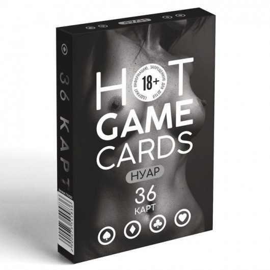 Игральные карты HOT GAME CARDS НУАР - 36 шт. - Сима-Ленд - купить с доставкой в Новосибирске