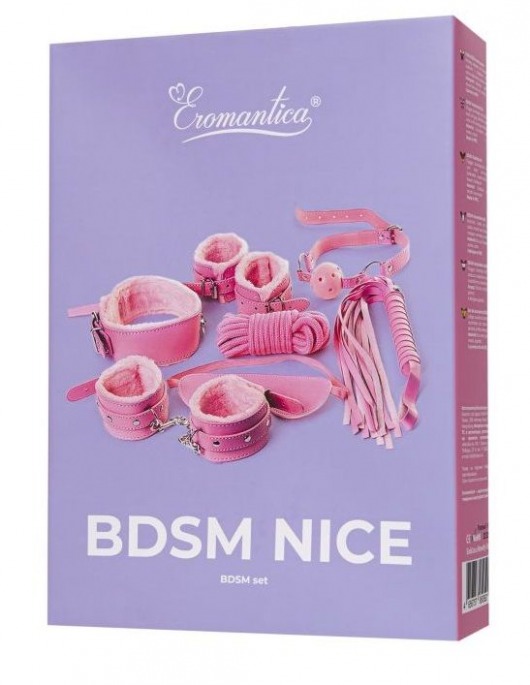 Набор для ролевых игр BDSM Nice - Eromantica - купить с доставкой в Новосибирске