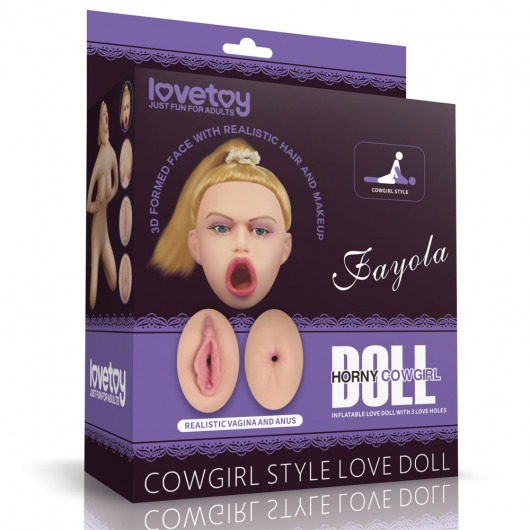 Надувная секс-кукла Fayola - Lovetoy - в Новосибирске купить с доставкой