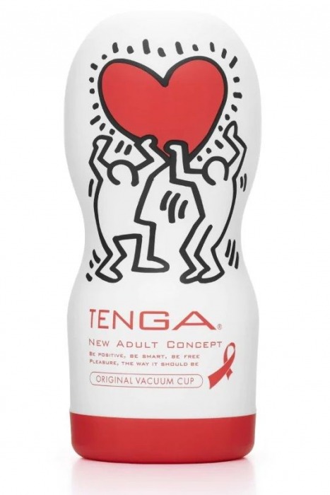 Мастурбатор Keith Haring Cup Deep Throat - Tenga - в Новосибирске купить с доставкой