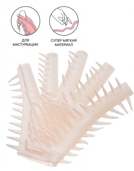 Телесная перчатка-мастубратор для чувственного массажа - Штучки-дрючки - в Новосибирске купить с доставкой